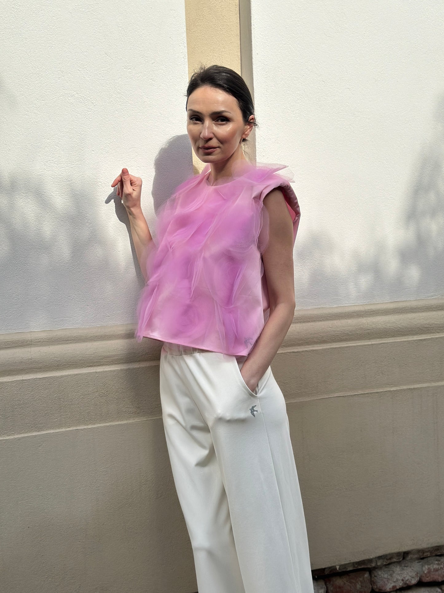 Bestseller "Handmade petals top", PINK