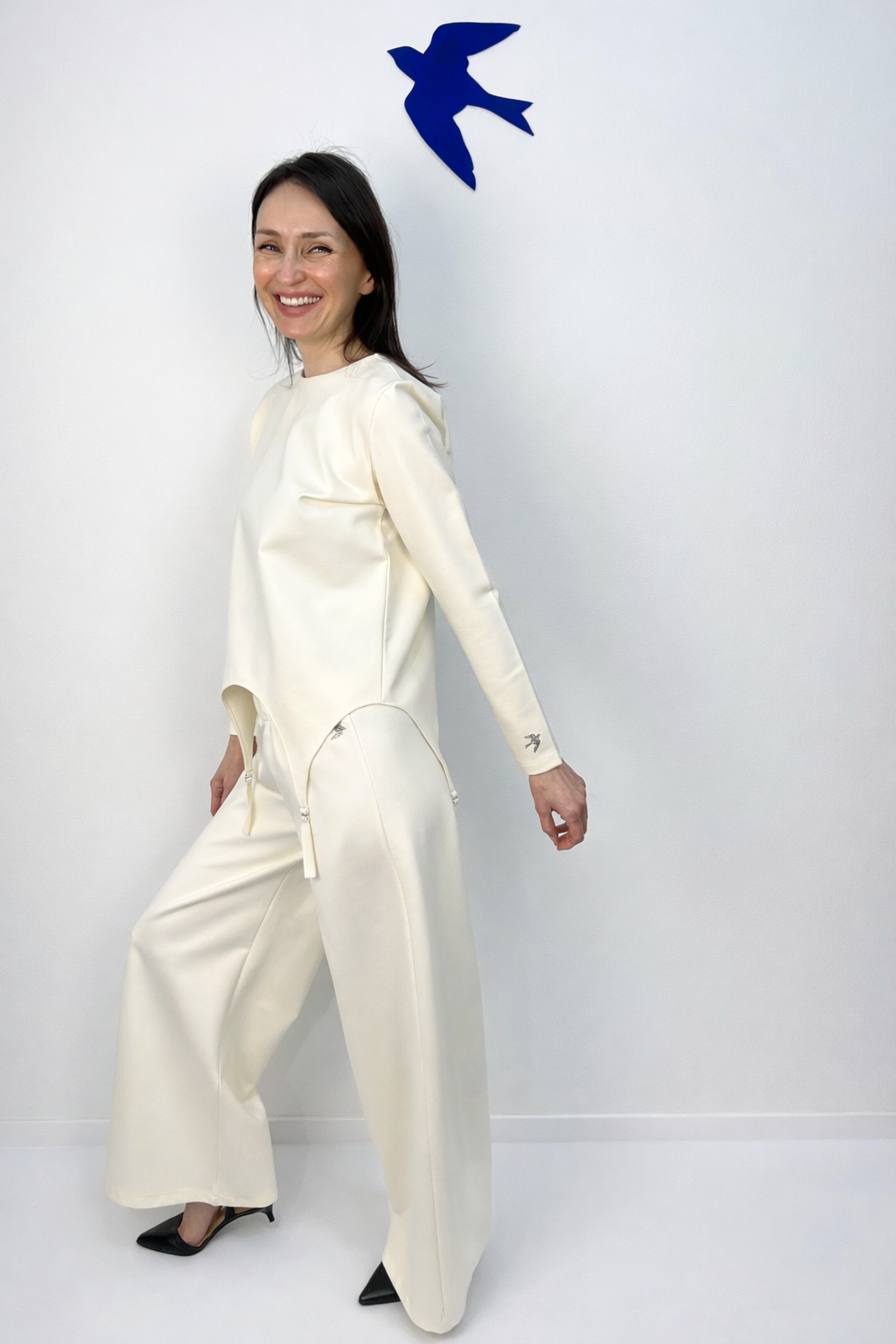 Bluza Portjartier BLUE BIRD IVORY
