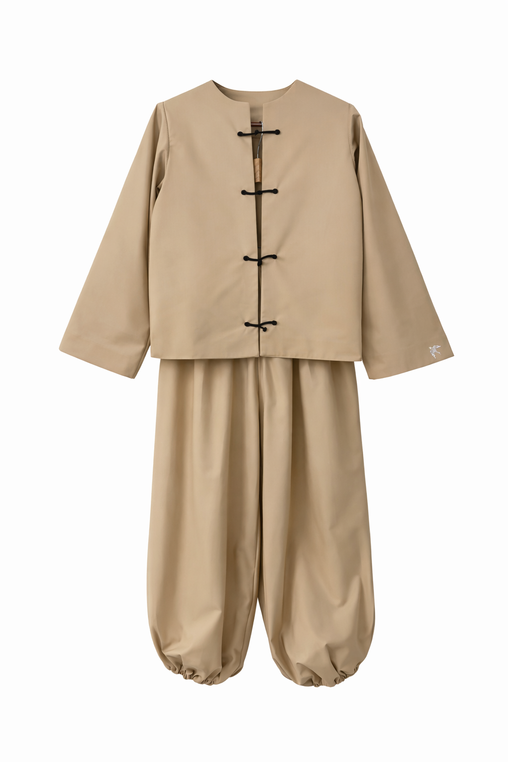 Pantaloni bufanti DONNA, BEIGE