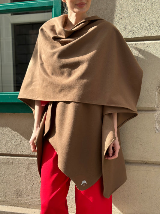 Capă-şal BLUE BIRD one size, BEIGE