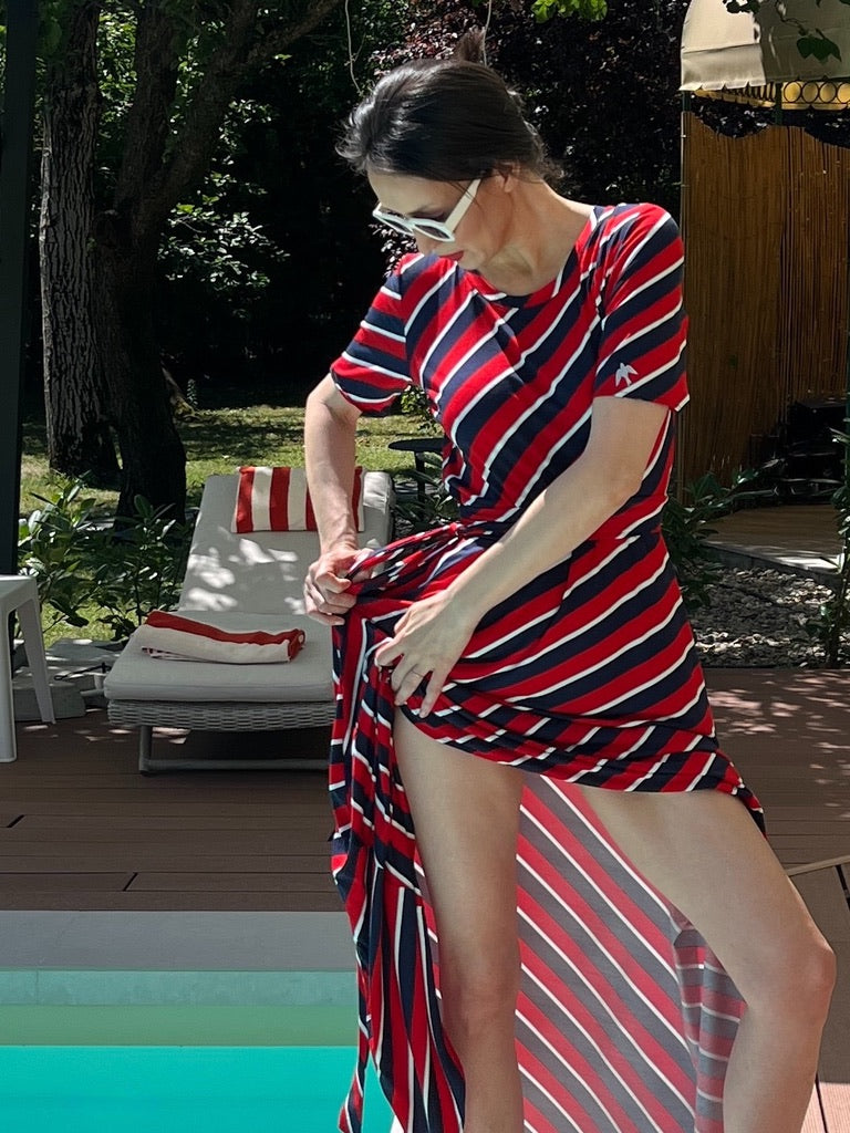 Rochie Maxi in Dungi cu Cordon