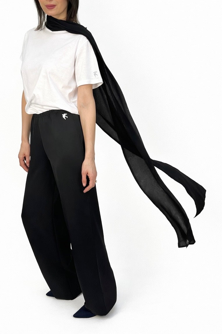Pantaloni satin Straight