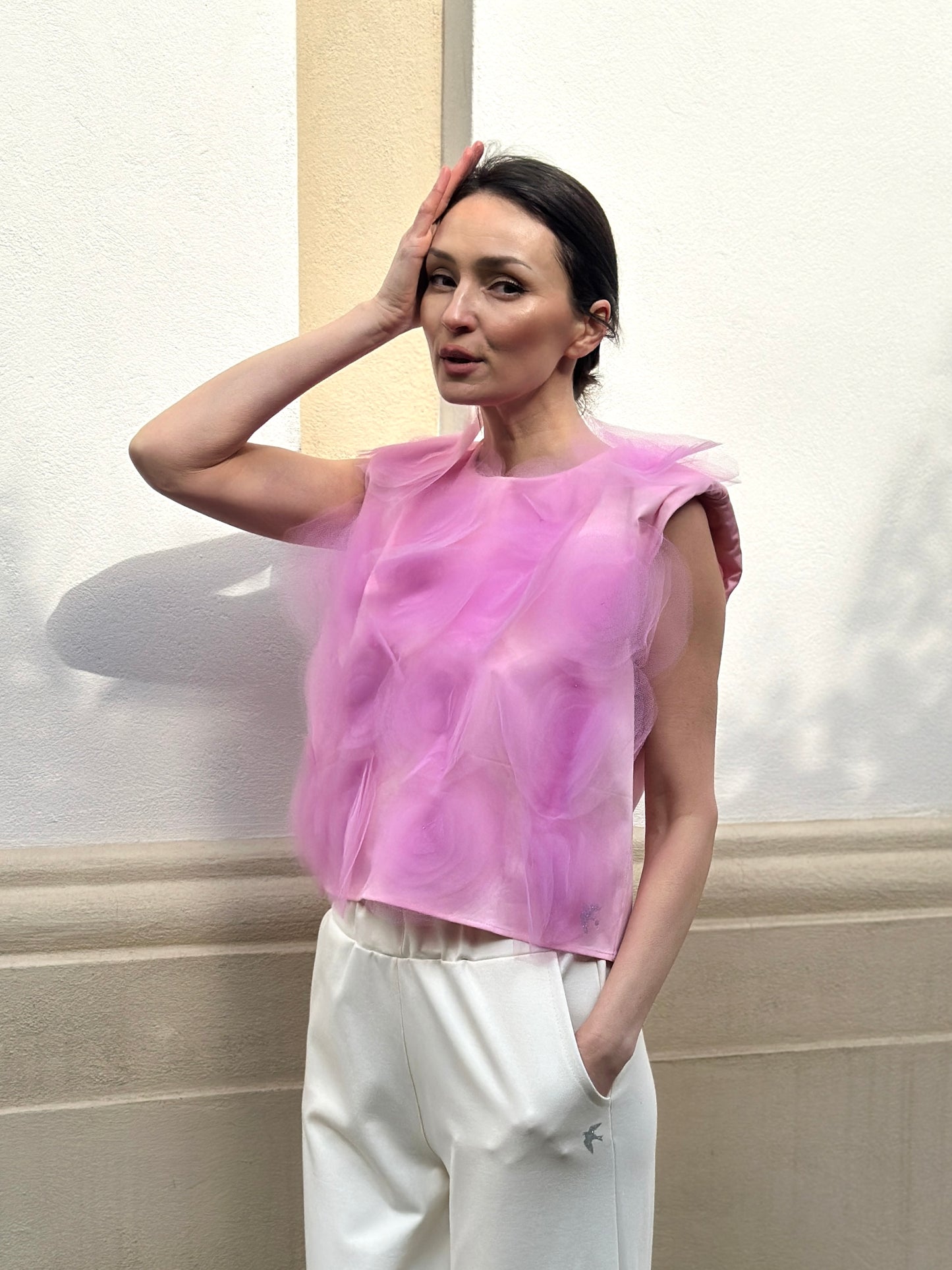 Bestseller "Handmade petals top", PINK