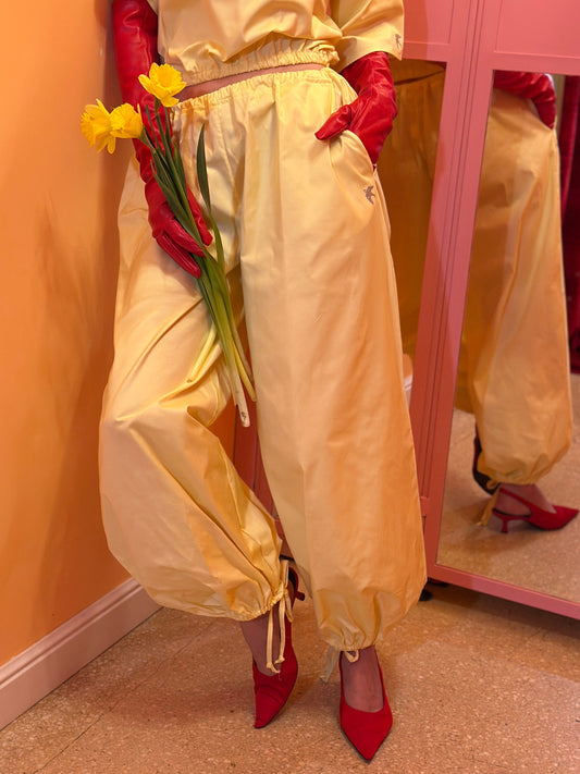 PANTALONI BUFANTI, YELLOW