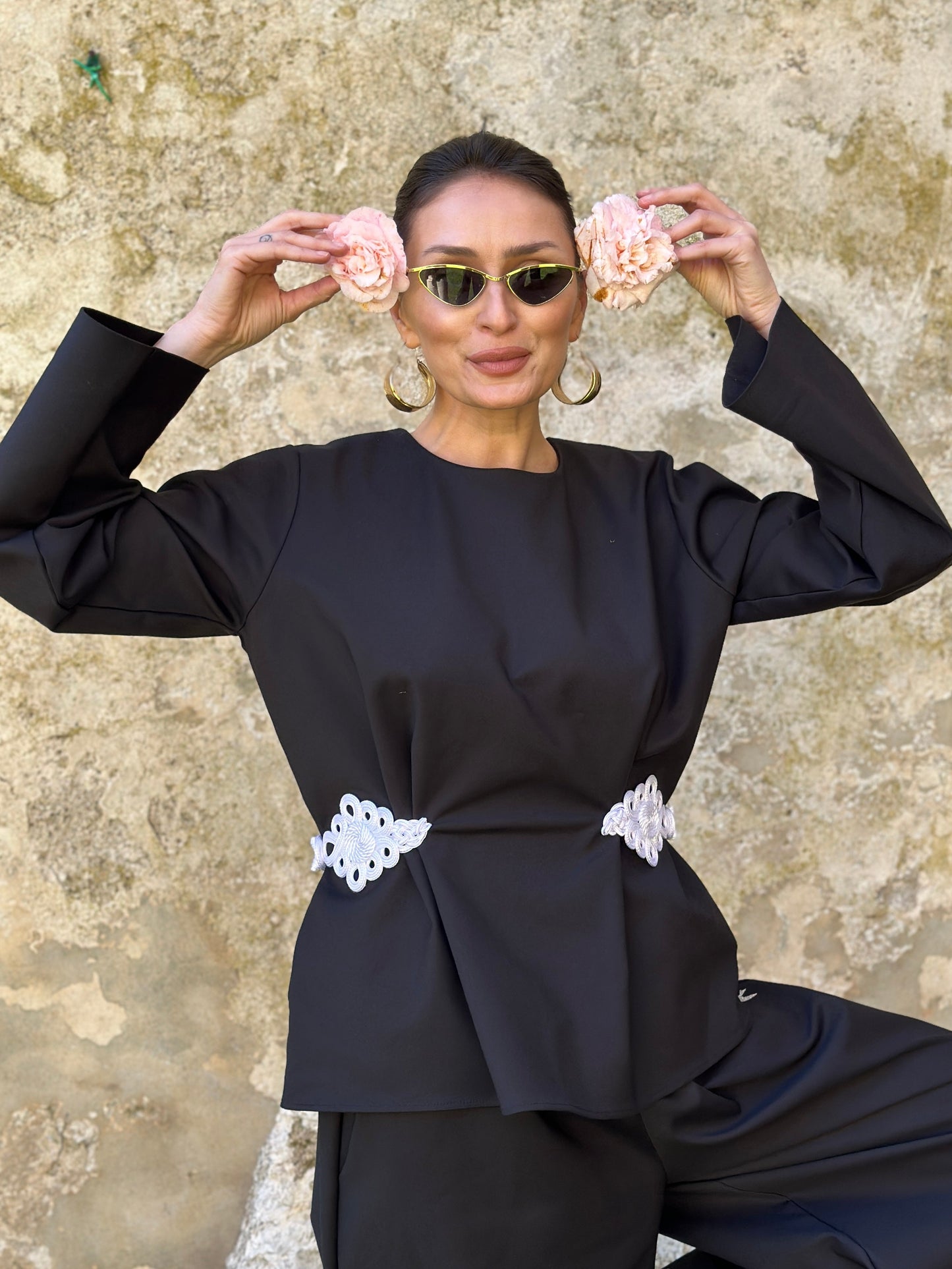 Bluza DONNA, BLACK