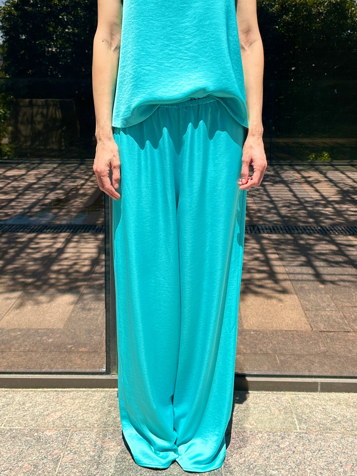 Set din satin- PANTALONI