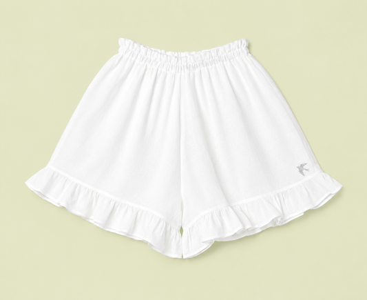 Set LEISURE – Pantaloni Scurți din Pânză Topită